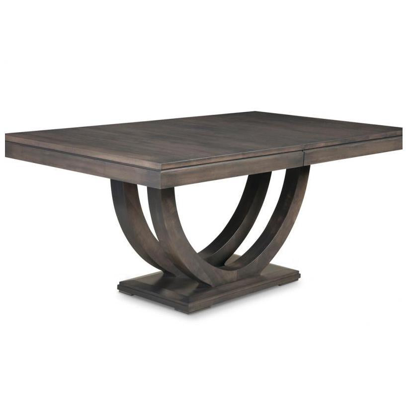 CONTEMPO WOOD PEDESTAL DINING TABLE