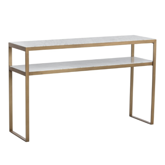 EVERT CONSOLE TABLE - WHITE
