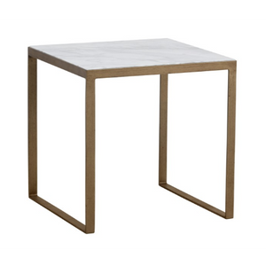 EVERT END TABLE - WHITE