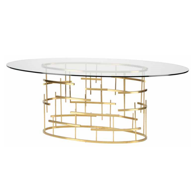 TIFFANY OVAL DINING TABLE