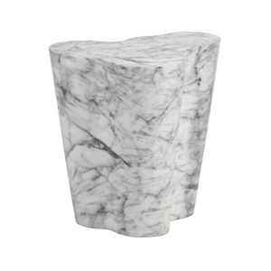 AVA END TABLE - LARGE - MARBLE LOOK