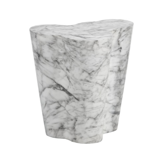 AVA END TABLE - LARGE - MARBLE LOOK